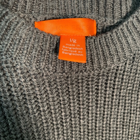 Cozy Grey Relaxed Fit Sweater - Large - Picture 2 of 7